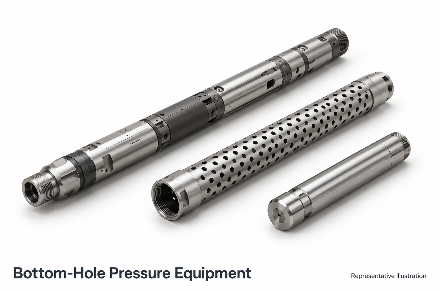 Representative bottom-hole pressure instrument carriers and housings